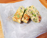 簡単！モロッコいんげんとシソの卵焼き作り方13写真