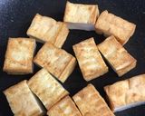 超簡単１品♪ 厚揚げの焼肉のタレ焼き〜作り方2写真