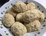 もち麦　蒸し小豆入りのきなこおはぎ作り方5写真