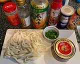簡単！鯖缶ぶっかけうどん作り方1写真