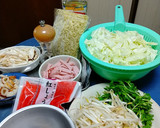 焼きそばも魚肉ソーセージ！片目？乗せ！作り方1写真