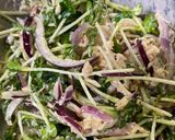 ツナと赤玉ねぎのとうふそうめん風作り方6写真