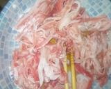 魚香肉絲（豚バラと筍の千切り豆板醤炒め）作り方5写真