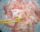 魚香肉絲（豚バラと筍の千切り豆板醤炒め）作り方6写真