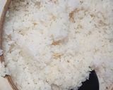 旅館の朝ご飯みたいな？無洗米で土鍋ご飯作り方4写真