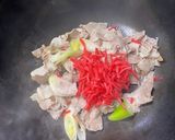 賄い！豚バラの紅生姜焼き高菜チャーハン作り方2写真