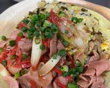 賄い！豚バラの紅生姜焼き高菜チャーハン作り方6写真