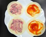 赤ビーツ入り2口ピザ作り方2写真