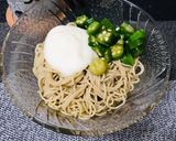 とろろとオクラの冷やし蕎麦作り方10写真