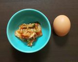 簡単！チャーハンの素でキムチチャーハン作り方1写真