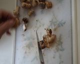 椎茸の軸の佃煮作り方1写真