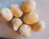 給食の味♪じゃがいものそぼろ炒め作り方1写真