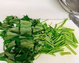 調味料3つだけ！ シンプルな 空芯菜炒め作り方2写真