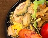 自分弁当・汁なしうどん作り方4写真