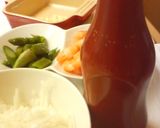 エビ＆アスパラのトマトクリームパスタ☆作り方1写真
