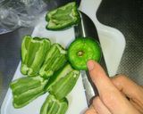 ピーマン 種が飛び散らない作り方1写真