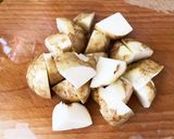 簡単ヘルシー☆きのこ入ジャーマンポテト風作り方1写真