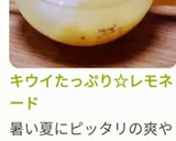 キウイたっぷり☆レモネード作り方13写真