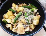 簡単ヘルシー☆きのこ入ジャーマンポテト風作り方12写真
