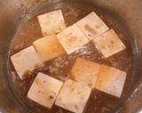 余った牛丼の汁(具も少し)で、肉豆腐！作り方4写真