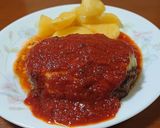 イタリアン風ハンバーグ作り方15写真
