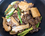 牛肉と水切り豆腐のオイスターソース炒め作り方18写真