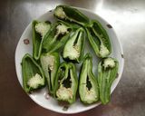 材料2つ★ピーマンのなめ茸あえ作り方1写真
