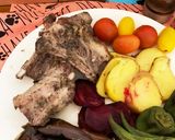 柔らかスペアリブと季節の焼き野菜作り方7写真