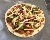 米粉のピザ作り方6写真