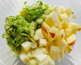 ゴーヤりんごセロリのマヨ和えサラダ作り方4写真