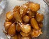 皮付きOK！ホクホクにんにくの醤油漬け作り方8写真