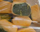 かぼちゃと鶏切り身のしょうが餡仕上げ作り方2写真