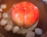 レンジで簡単!包丁いらず、桃の皮むき作り方4写真