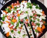 スパムと豆腐の簡単ソーメンチャンプルー作り方1写真