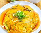 カニカマde甘酸っぱいタレの天津飯作り方7写真