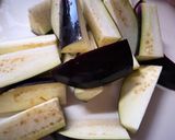 ミョウガと茄子の煮物作り方1写真