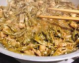 イタドリと鶏の炒め煮作り方6写真