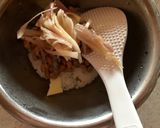 納豆とミョウガの酢漬けのご飯作り方2写真