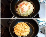 京都ベタ焼き風、ヘルシーキャベツ焼き作り方4写真