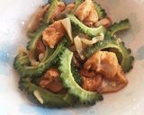ゴーヤと揚げ麩のザーサイ炒め作り方8写真