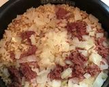 コンビーフでおつまみ風炊き込みご飯作り方2写真