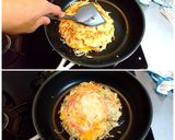 京都ベタ焼き風、ヘルシーキャベツ焼き作り方5写真
