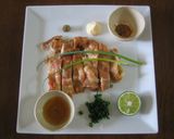 塩鶏のグリル★いろいろ薬味添え作り方3写真