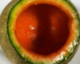 まんまる　まるごとメロンケーキ作り方2写真