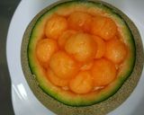 まんまる　まるごとメロンケーキ作り方5写真
