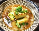 ヘルシー揚げない揚げ出し豆腐の納豆山かけ作り方6写真