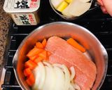 栄養療法 野菜と鮭のmiso soup♡作り方2写真