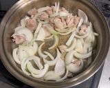 簡単！茄子と鶏肉の卵とじ素麺作り方3写真