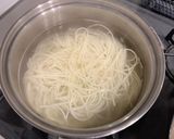 簡単！茄子と鶏肉の卵とじ素麺作り方6写真