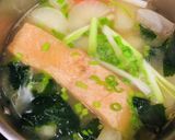 栄養療法 野菜と鮭のmiso soup♡作り方6写真